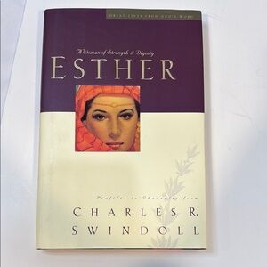 Esther Book by Charles R. Swindoll, Hard cover, book 2 in series